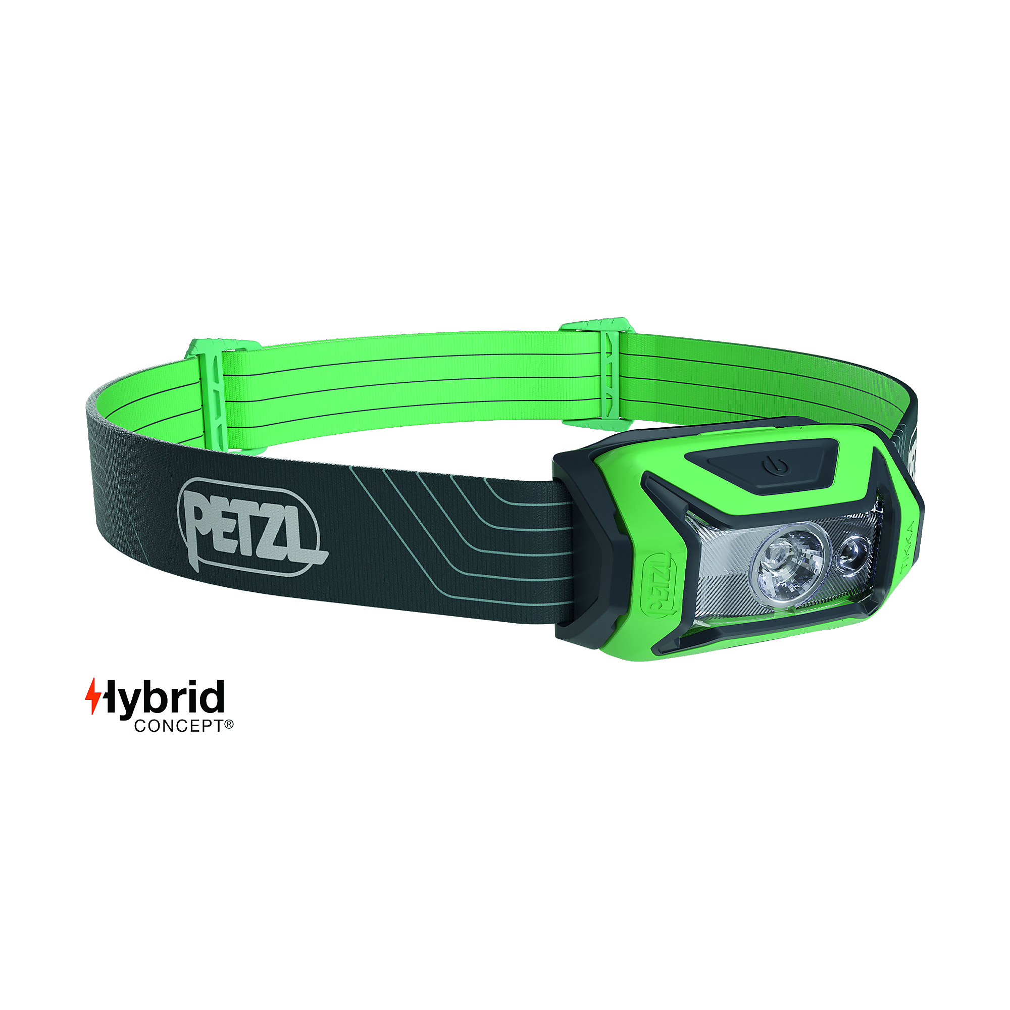 Petzl TIKKA Headlamp - 350 Lumens, Red Lighting, LED, Green, Model# E061AA02